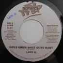 7inch Vinyl Single - Lady G / Singer J - Girls Know What Guys Want / Young Girls Wine