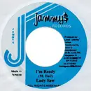 7inch Vinyl Single - Lady Saw / Andre 'Suku' Gray - I'm Ready / Version: Sign