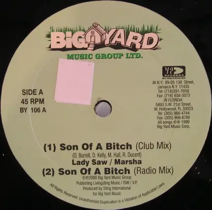 Lady Saw & Marsha - Son Of A Bitch