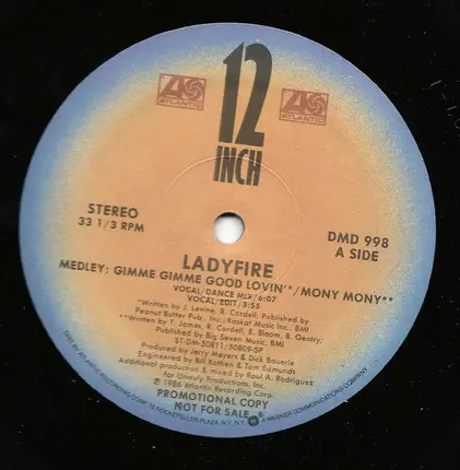 Ladyfire - Medley: Gimme Gimme Good Lovin' / Mony Mony