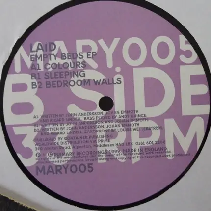Laid - Empty Beds EP