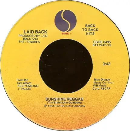 Laid Back - White Horse / Sunshine Reggae