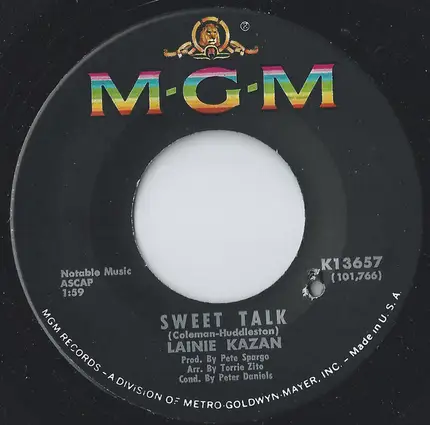 Lainie Kazan - Kiss Tomorrow Goodbye