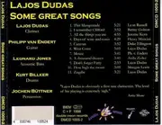 CD - Lajos Dudas - Some Great Songs