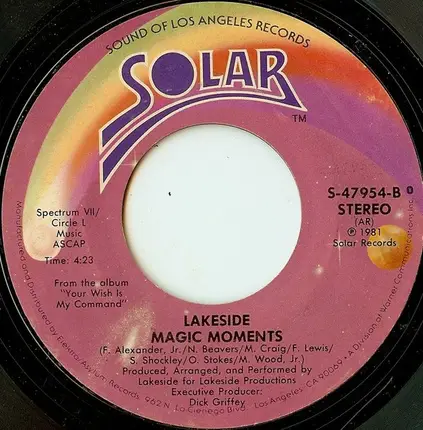 Lakeside - I Want To Hold Your Hand / Magic Moments