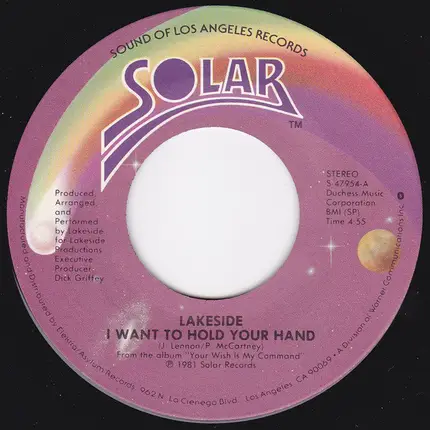 Lakeside - I Want To Hold Your Hand
