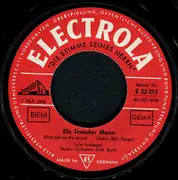 7inch Vinyl Single - Lale Andersen - Ein Fremder Mann