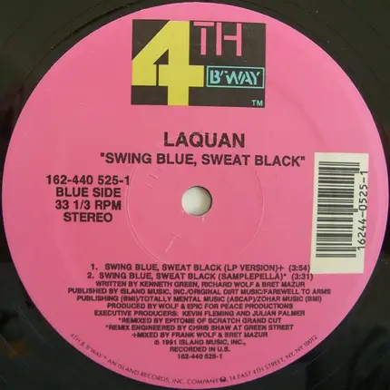 Laquan - Swing Blue, Sweat Black