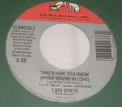 Lari White - That's How You Know (When You're In Love)