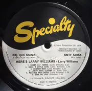 LP - Larry Williams - Original Hits