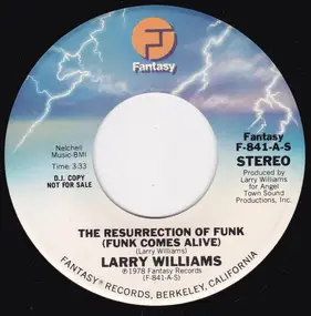 Larry Williams - The Resurrection Of Funk (Funk Comes Alive)