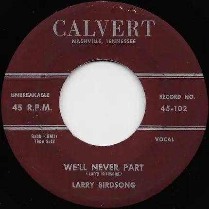 Larry Birdsong - Now That We're Together / We'll Never Part