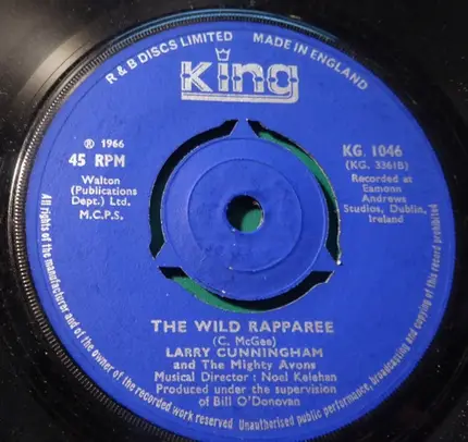 Larry Cunningham And The Mighty Avons - Snowflake / The Wild Rapparee