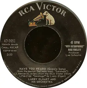 Larry Elgart And His Orchestra - Have You Heard (Gossip Song)