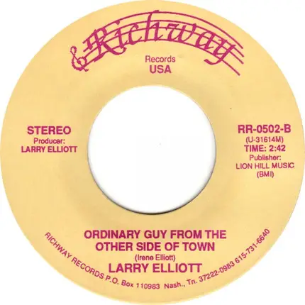 Larry Elliott - The Hardtimes