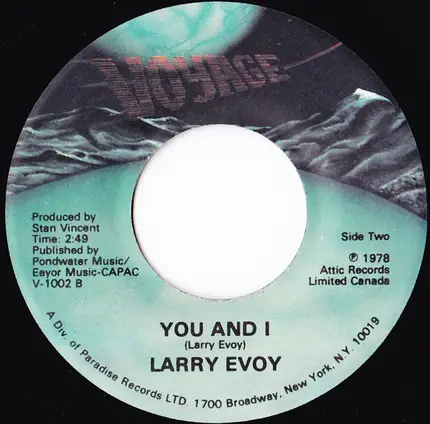 Larry Evoy - I'm Gonna Make You Mine