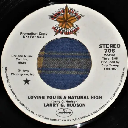 Larry G. Hudson - Loving You Is A Natural High