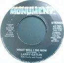 7inch Vinyl Single - Larry Gatlin - What Will I Do Now / Statues Without Hearts