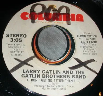 Larry Gatlin & The Gatlin Brothers - It Don't Get No Better Than This