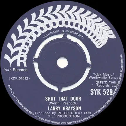 Larry Grayson - Shut That Door