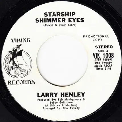 Larry Henley - Starship Shimmer Eyes