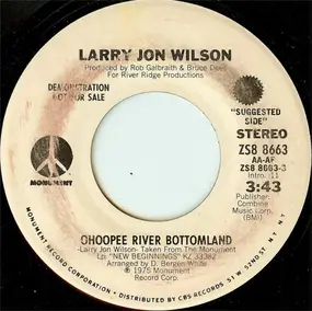 larry jon wilson - Ohoopee River Bottomland / Melt Not My Igloo