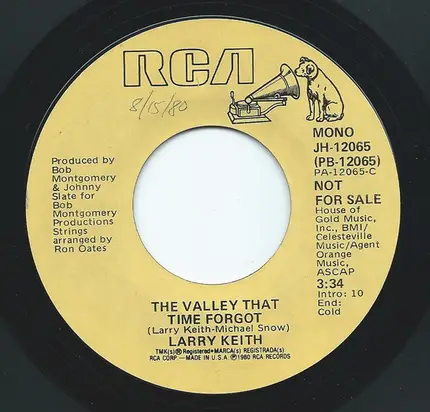 Larry Keith - The Valley That Time Forgot