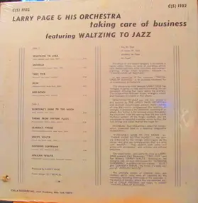Larry Page Orchestra - Taking Care Of Business