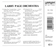 CD - Larry Page Orchestra - Larry Page Orchestra