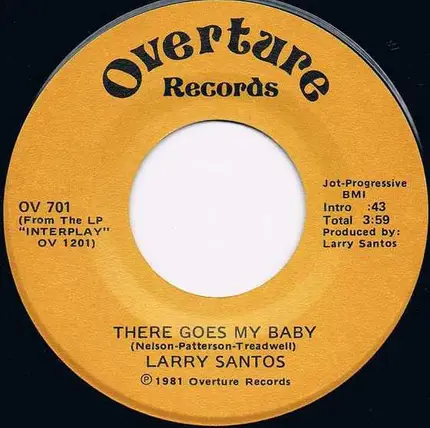 Larry Santos - There Goes My Baby