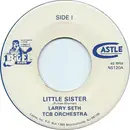 7inch Vinyl Single - Larry Seth TCB Orchestra - Little Sister / And I Love You So - Blue Transparent