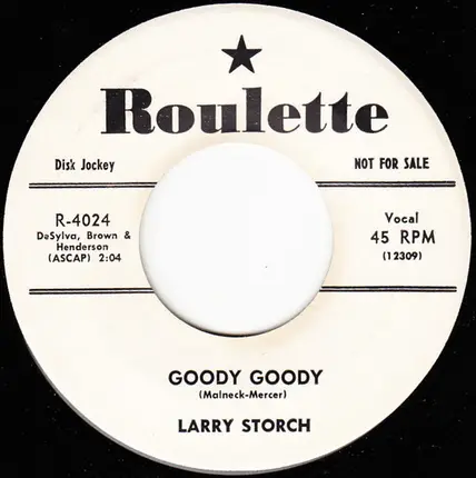 Larry Storch - Goody Goody / Around The World