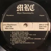 LP - Larry Stephenson And The New Grass - Best Of Bluegrass