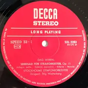 LP - Lars-Erik Larsson / Dag Wirén - Pastoralsvit Op. 19 * Liten Marsch * Serenad För Stråkorkester, Op.11