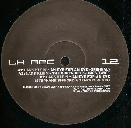 Lars Klein - An Eye For An Eye EP