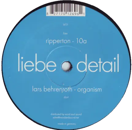 Lars Behrenroth / Ripperton - Organism / 10a