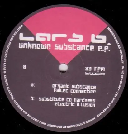 Lars B. - Unknown Substance EP
