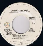 7inch Vinyl Single - Larsen-Feiten Band - Further Notice / Who'll Be The Fool Tonight