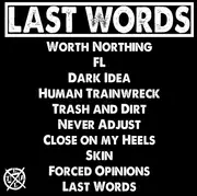 LP - Last Words - Last Words - Light Blue/Green