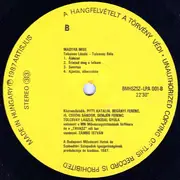 LP - László Tolcsvay - Tolcsvay Béla - Magyar Mise