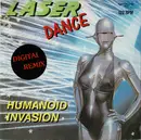 12inch Vinyl Single - Laserdance - Humanoid Invasion (Digital Remix) - Yellow Labels