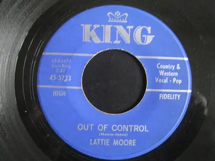 Lattie Moore - Out Of Control / Just About Then