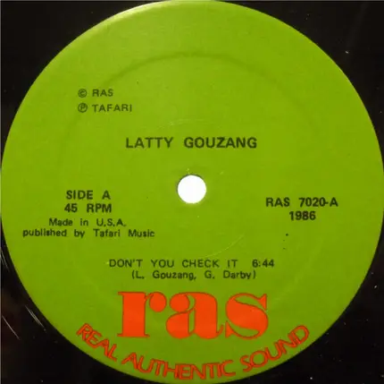 Latty Guzang - Don't You Check It