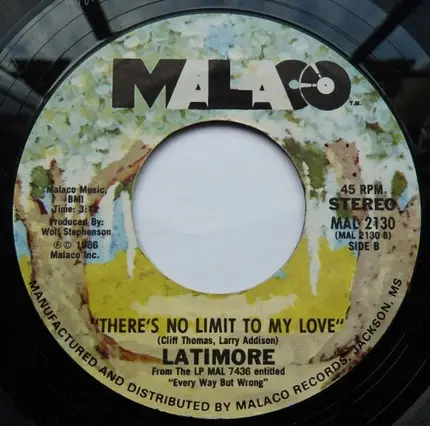 Latimore - Sunshine Lady / There's No Limit To My Love