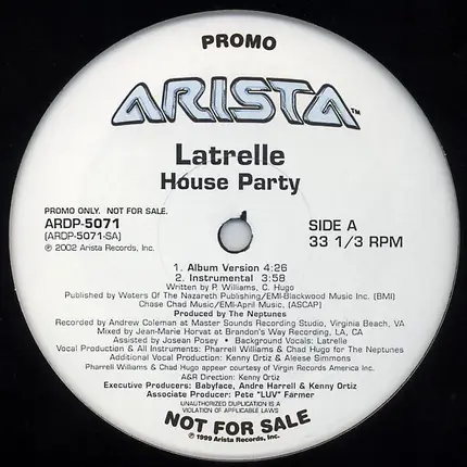Latrelle, Latrelle Simmons - House Party