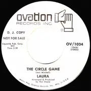 7inch Vinyl Single - Laura Yager - The Circle Game - Rare promo