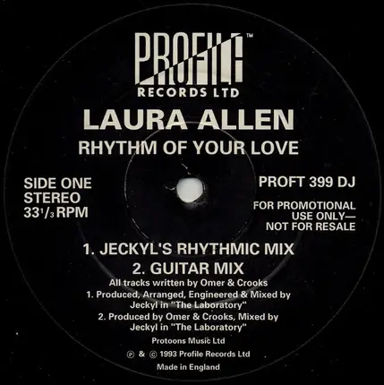 Laura Allen - Rhythm Of Your Love
