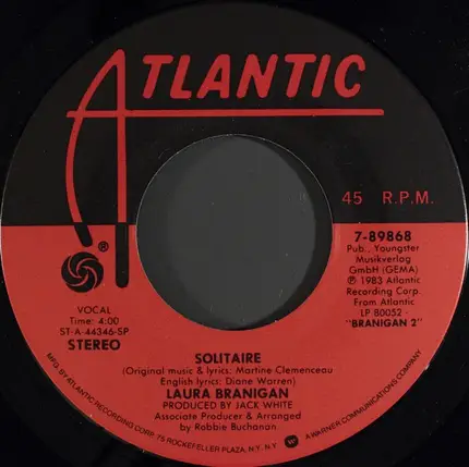 Laura Branigan - Solitaire