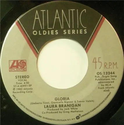 Laura Branigan - Gloria / Solitaire