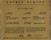 CD - Lauren Newton with Uli Scherer and Thomas Horstmann - Voiceprint